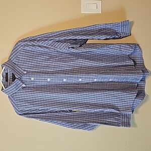 Alexander Julian Men's Long-Sleeves Button-Down 100%‎ Cotton Shirt Size L
